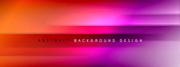 Motion concept neon shiny lines on liquid color gradients abstract backgrounds. Dynamic shadows and lights templates for text — Stock Vector