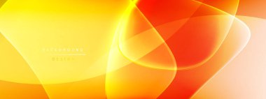 Vektör soyut arkaplan - sıvı kabarcıklar, gölgeler ve ışık efektleri ile sıvı gradyan şekiller. Metin için parlak tasarım şablonu