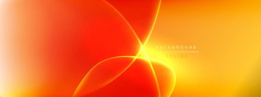 Vektör soyut arkaplan - sıvı kabarcıklar, gölgeler ve ışık efektleri ile sıvı gradyan şekiller. Metin için parlak tasarım şablonu