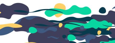 Moda sıvı biçimi, soyut tasarım şekilleri, pankartlar, broşürler, posterler, web iniş sayfaları, kapaklar veya pankartlar için dinamik vektör arkaplanı