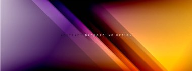 Hareket konsepti, sıvı renk eğimlerinde parlak parlak çizgiler soyut arkaplanlar. Metin için dinamik gölgeler ve ışık şablonları