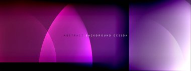 Vektör soyut arkaplan - gölgeler ve ışık efektleri ile sıvı gradyanı üzerinde daire ve çapraz çapraz. Metin için tekno ya da ticari parlak tasarım şablonları