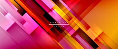 Sıvı renk eğiminde dinamik çizgiler. Metnin, logonuz veya grafikleriniz için modaylı geometrik soyut arkaplan