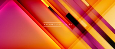 Sıvı renk eğiminde dinamik çizgiler. Metnin, logonuz veya grafikleriniz için modaylı geometrik soyut arkaplan