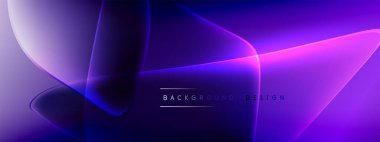 Vektör soyut arkaplan - sıvı kabarcıklar, gölgeler ve ışık efektleri ile sıvı gradyan şekiller. Metin için parlak tasarım şablonu