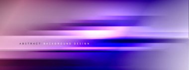 Hareket konsepti, sıvı renk eğimlerinde parlak parlak çizgiler soyut arkaplanlar. Metin için dinamik gölgeler ve ışık şablonları