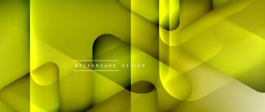 Üçgen geometrik soyut arkaplanı şekillendirir. Üç boyutlu gölge efektleri ve sıvı eğimleri. Metin mesajınız için modern üstüste bindirme formları duvar kağıdı