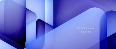 Üçgen geometrik soyut arkaplanı şekillendirir. Üç boyutlu gölge efektleri ve sıvı eğimleri. Metin mesajınız için modern üstüste bindirme formları duvar kağıdı