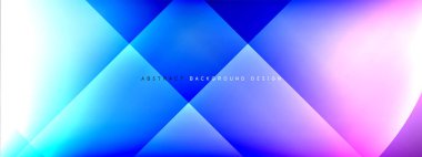 Vektör soyut arkaplan - gölgeler ve ışık efektleri ile sıvı gradyanı üzerinde daire ve çapraz çapraz. Metin için tekno ya da ticari parlak tasarım şablonları