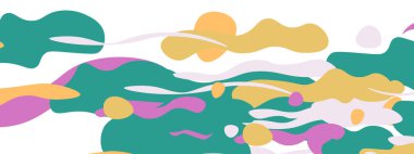 Moda sıvı biçimi, soyut tasarım şekilleri, pankartlar, broşürler, posterler, web iniş sayfaları, kapaklar veya pankartlar için dinamik vektör arkaplanı