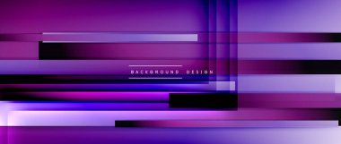 Sıvı renk eğiminde dinamik çizgiler. Metnin, logonuz veya grafikleriniz için modaylı geometrik soyut arkaplan