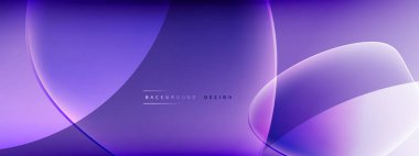 Vektör soyut arkaplan - sıvı kabarcıklar, gölgeler ve ışık efektleri ile sıvı gradyan şekiller. Metin için parlak tasarım şablonu