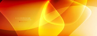 Vektör soyut arkaplan - sıvı kabarcıklar, gölgeler ve ışık efektleri ile sıvı gradyan şekiller. Metin için parlak tasarım şablonu