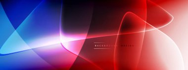 Vektör soyut arkaplan - sıvı kabarcıklar, gölgeler ve ışık efektleri ile sıvı gradyan şekiller. Metin için parlak tasarım şablonu