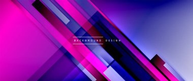 Sıvı renk eğiminde dinamik çizgiler. Metnin, logonuz veya grafikleriniz için modaylı geometrik soyut arkaplan