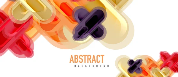 Moderne vector glas cross shape abstracte technologie achtergrond voor cover, plakkaat, poster, banner of flyer — Stockvector