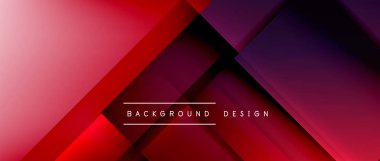 Kare şekiller bileşimi, akışkan geometrik soyut arkaplan. 3B gölge efektleri, modern tasarım şablonu