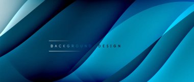 Gölge çizgileri ve parlayan ışık efekti ile akışkan gradyan dalgalar, kapak için modern akış hareketi soyut arkaplan, pankartlar, poster, afiş veya el ilanı