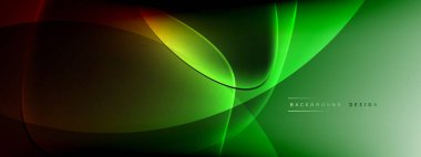 Vektör soyut arkaplan - sıvı kabarcıklar, gölgeler ve ışık efektleri ile sıvı gradyan şekiller. Metin için parlak tasarım şablonu