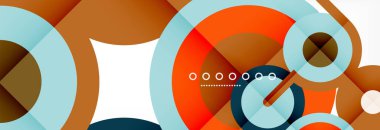 Kapaklar, afişler, el ilanları ve posterler ve diğer şablonlar için çemberler ve çizgiler soyut arkaplan