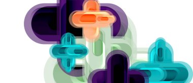 Modern vektör cam çapraz biçimli soyut teknoloji kapak, levha, poster, afiş veya el ilanı için arka plan