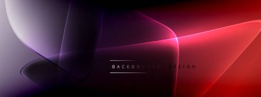 Vektör soyut arkaplan - sıvı kabarcıklar, gölgeler ve ışık efektleri ile sıvı gradyan şekiller. Metin için parlak tasarım şablonu