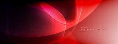 Vektör soyut arkaplan - sıvı kabarcıklar, gölgeler ve ışık efektleri ile sıvı gradyan şekiller. Metin için parlak tasarım şablonu