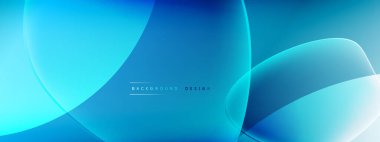 Vektör soyut arkaplan - sıvı kabarcıklar, gölgeler ve ışık efektleri ile sıvı gradyan şekiller. Metin için parlak tasarım şablonu