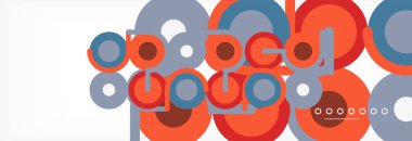 Kapaklar, afişler, el ilanları ve posterler ve diğer şablonlar için çemberler ve çizgiler soyut arkaplan