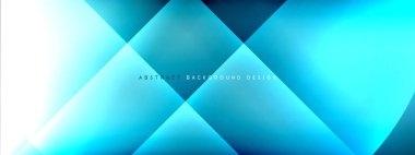 Vektör soyut arkaplan - gölgeler ve ışık efektleri ile sıvı gradyanı üzerinde daire ve çapraz çapraz. Metin için tekno ya da ticari parlak tasarım şablonları