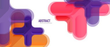 Parlak renkli plastik stil çapraz kompozisyonu, x şekli tasarımı, tekno geometrik modern soyut arkaplan. Moda soyut yerleşim şablonu