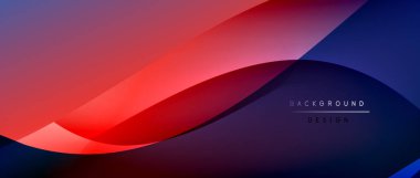 Gölge çizgileri ve parlayan ışık efekti ile akışkan gradyan dalgalar, kapak için modern akış hareketi soyut arkaplan, pankartlar, poster, afiş veya el ilanı