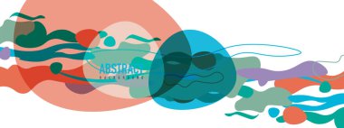 Moda sıvı biçimi, soyut tasarım şekilleri, pankartlar, broşürler, posterler, web iniş sayfaları, kapaklar veya pankartlar için dinamik vektör arkaplanı