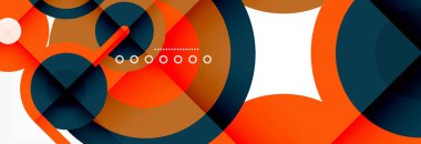 Kapaklar, afişler, el ilanları ve posterler ve diğer şablonlar için çemberler ve çizgiler soyut arkaplan