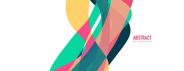 Vloeibare golf kleurrijke abstracte achtergrond. Dynamisch kleurrijk levendig vectorontwerp — Stockvector