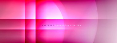 Vektör soyut arkaplan - gölgeler ve ışık efektleri ile sıvı gradyanı üzerinde daire ve çapraz çapraz. Metin için tekno ya da ticari parlak tasarım şablonları