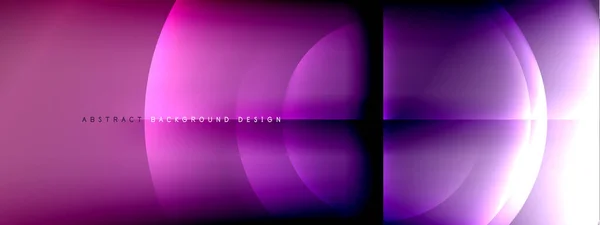 Векторный абстрактный фон - круг и крест на градиенте жидкости с тенями и световыми эффектами. Шаблоны: Техно или бизнес-дизайн для текста — стоковый вектор