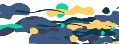 Moda sıvı biçimi, soyut tasarım şekilleri, pankartlar, broşürler, posterler, web iniş sayfaları, kapaklar veya pankartlar için dinamik vektör arkaplanı