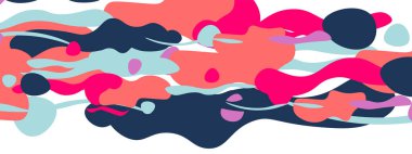 Moda sıvı biçimi, soyut tasarım şekilleri, pankartlar, broşürler, posterler, web iniş sayfaları, kapaklar veya pankartlar için dinamik vektör arkaplanı