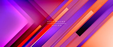 Sıvı renk eğiminde dinamik çizgiler. Metnin, logonuz veya grafikleriniz için modaylı geometrik soyut arkaplan