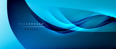 Gölge çizgileri ve parlayan ışık efekti ile akışkan gradyan dalgalar, kapak için modern akış hareketi soyut arkaplan, pankartlar, poster, afiş veya el ilanı