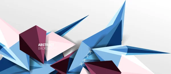 トレンドシンプルな三角形の抽象的な背景、ダイナミックな動きの概念。ベクトルイラスト壁紙、バナー、背景、カード、ブックイラスト、ランディングページ — ストックベクタ