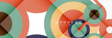 Kapaklar, afişler, el ilanları ve posterler ve diğer şablonlar için çemberler ve çizgiler soyut arkaplan