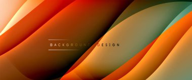 Gölge çizgileri ve parlayan ışık efekti ile akışkan gradyan dalgalar, kapak için modern akış hareketi soyut arkaplan, pankartlar, poster, afiş veya el ilanı