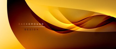 Gölge çizgileri ve parlayan ışık efekti ile akışkan gradyan dalgalar, kapak için modern akış hareketi soyut arkaplan, pankartlar, poster, afiş veya el ilanı