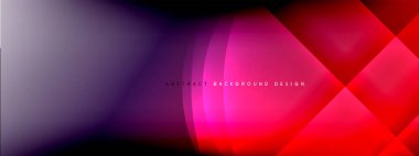 Vektör soyut arkaplan - gölgeler ve ışık efektleri ile sıvı gradyanı üzerinde daire ve çapraz çapraz. Metin için tekno ya da ticari parlak tasarım şablonları