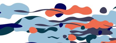 Moda sıvı biçimi, soyut tasarım şekilleri, pankartlar, broşürler, posterler, web iniş sayfaları, kapaklar veya pankartlar için dinamik vektör arkaplanı