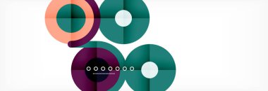 Kapaklar, afişler, el ilanları ve posterler ve diğer şablonlar için çemberler ve çizgiler soyut arkaplan