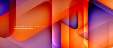 Üçgen geometrik soyut arkaplanı şekillendirir. Üç boyutlu gölge efektleri ve sıvı eğimleri. Metin mesajınız için modern üstüste bindirme formları duvar kağıdı