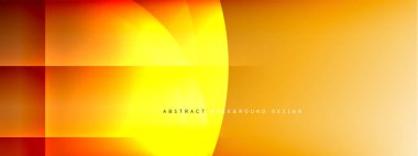 Vektör soyut arkaplan - gölgeler ve ışık efektleri ile sıvı gradyanı üzerinde daire ve çapraz çapraz. Metin için tekno ya da ticari parlak tasarım şablonları